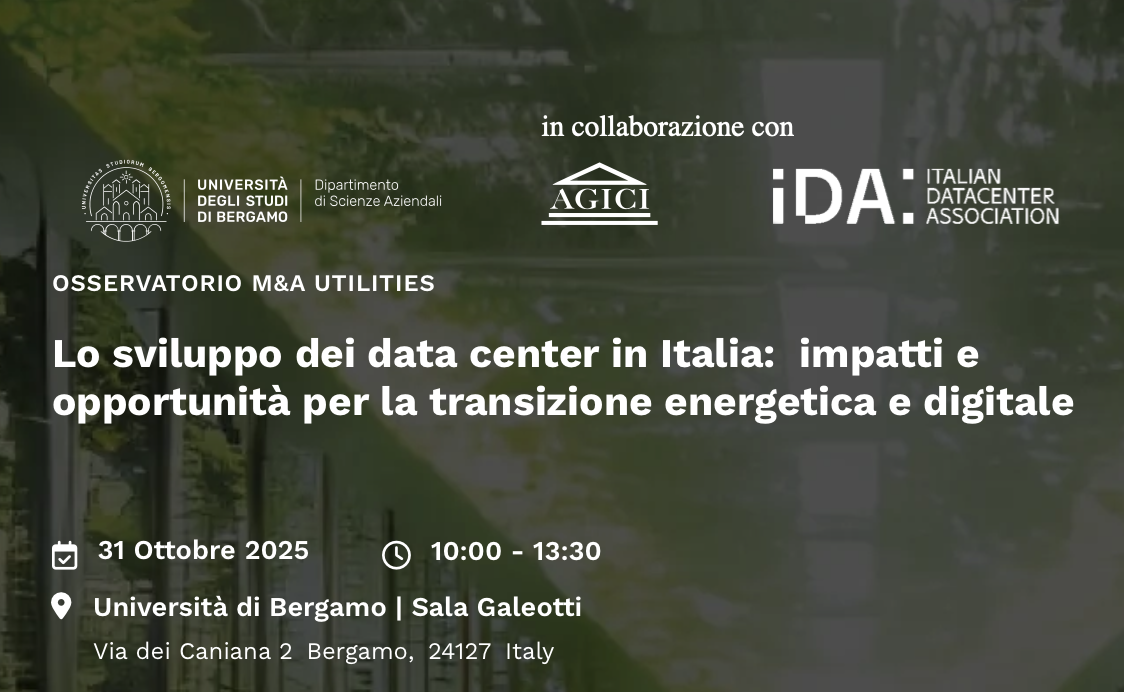 Lo sviluppo dei data center in Italia:  impatti e opportunità per la transizione energetica e digitale 